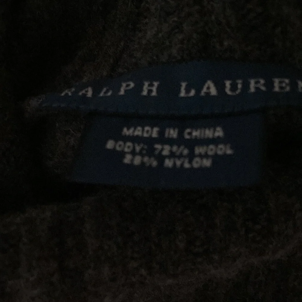 RALPH LAUREN SLEEVELESS WOOL BLEND TURTLENECK DRESS TWO TONE KNEE LENGTH SIZE XL - Picture 5 of 8